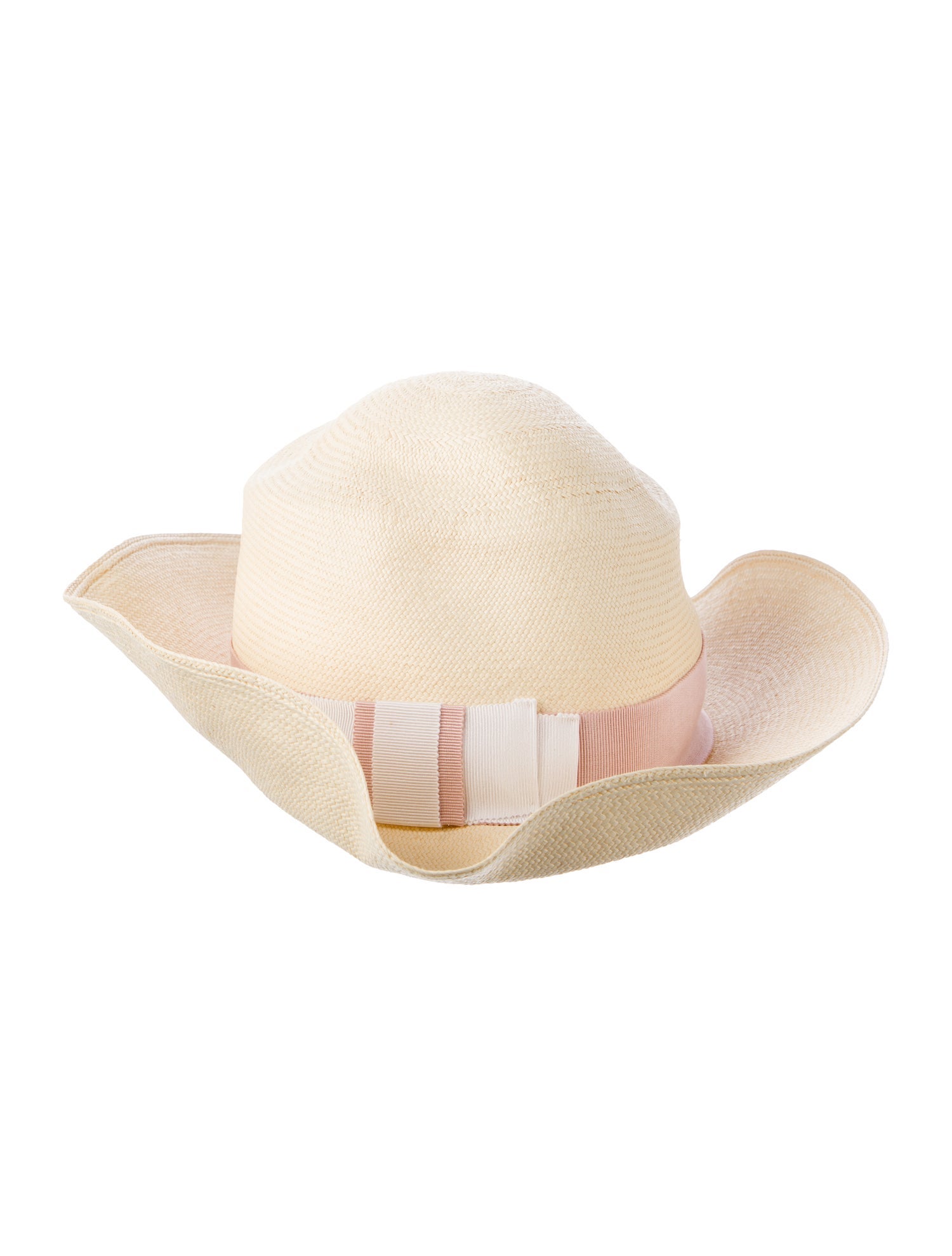 100% Capri 100% Capri Straw Woven Fedora Hat