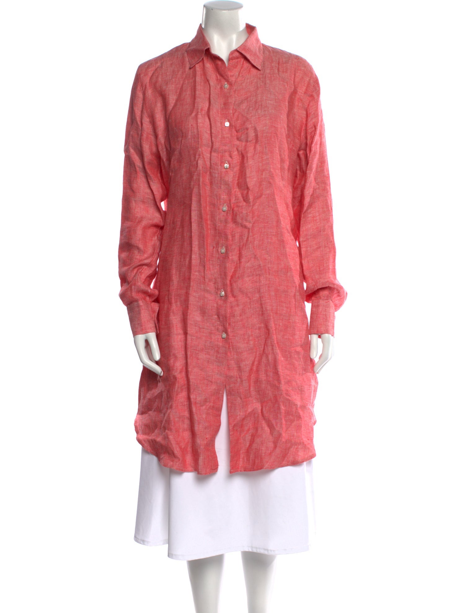 100% Capri Linen Knee-Length Dress