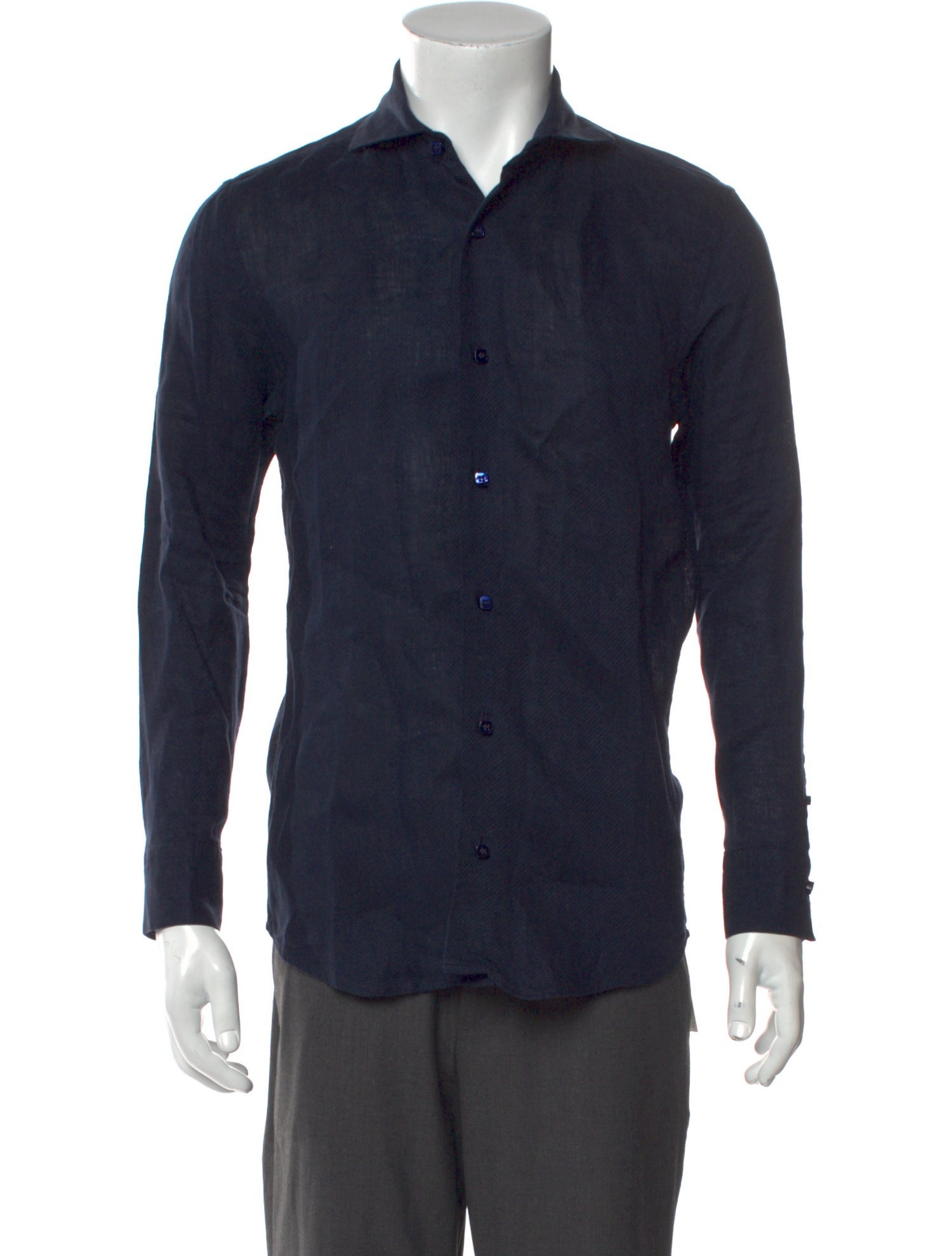 100% Capri Long Sleeve Dress Shirt