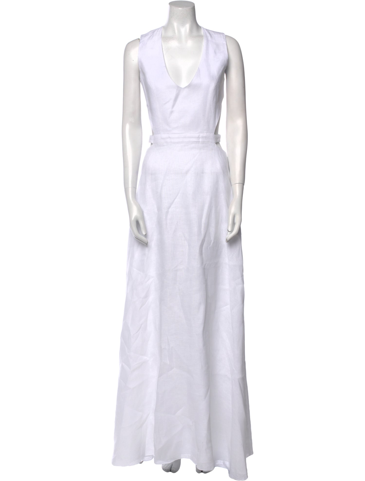 100% Capri Linen Long Dress