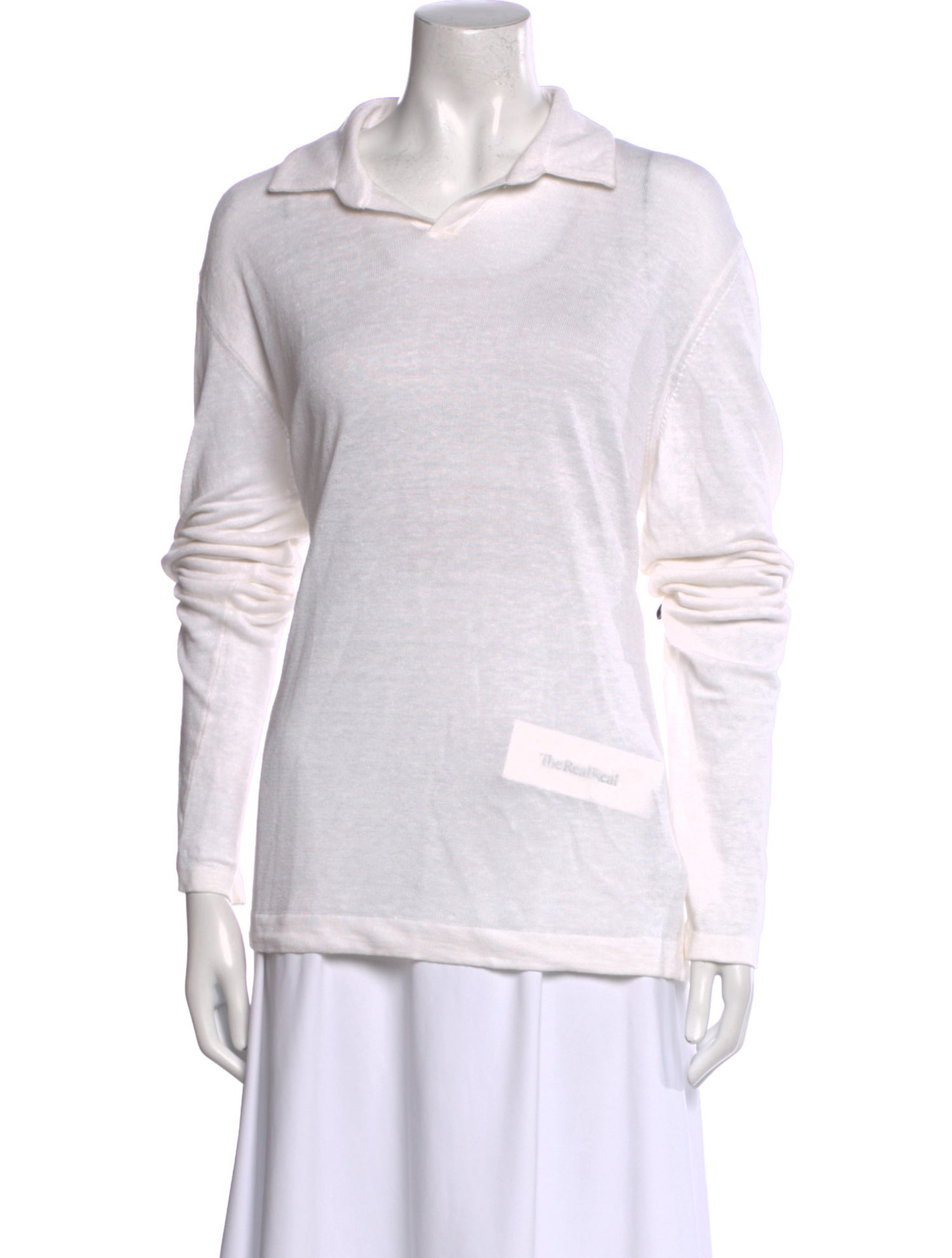 100% Capri Linen Long Sleeve Top