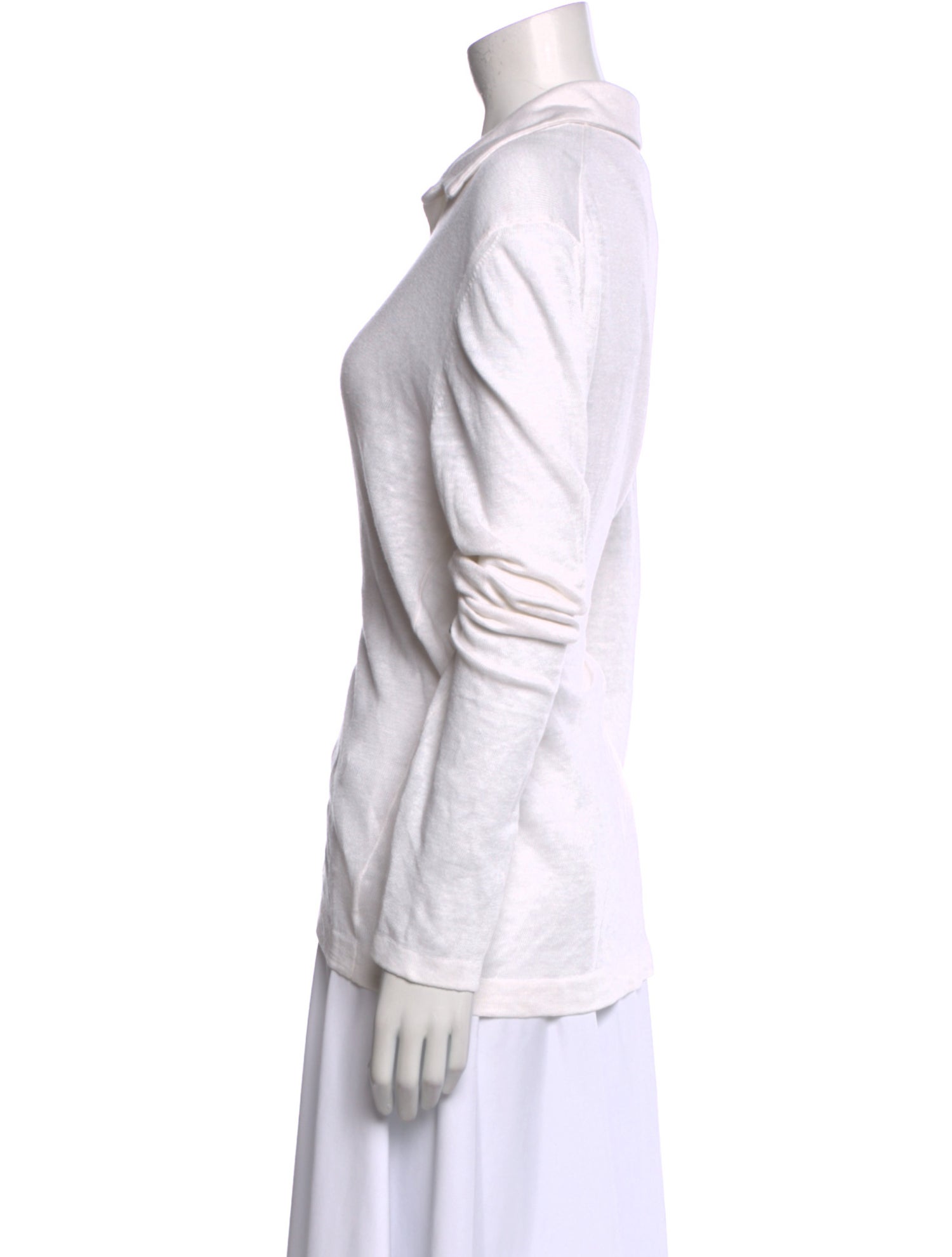 100% Capri Linen Long Sleeve Top