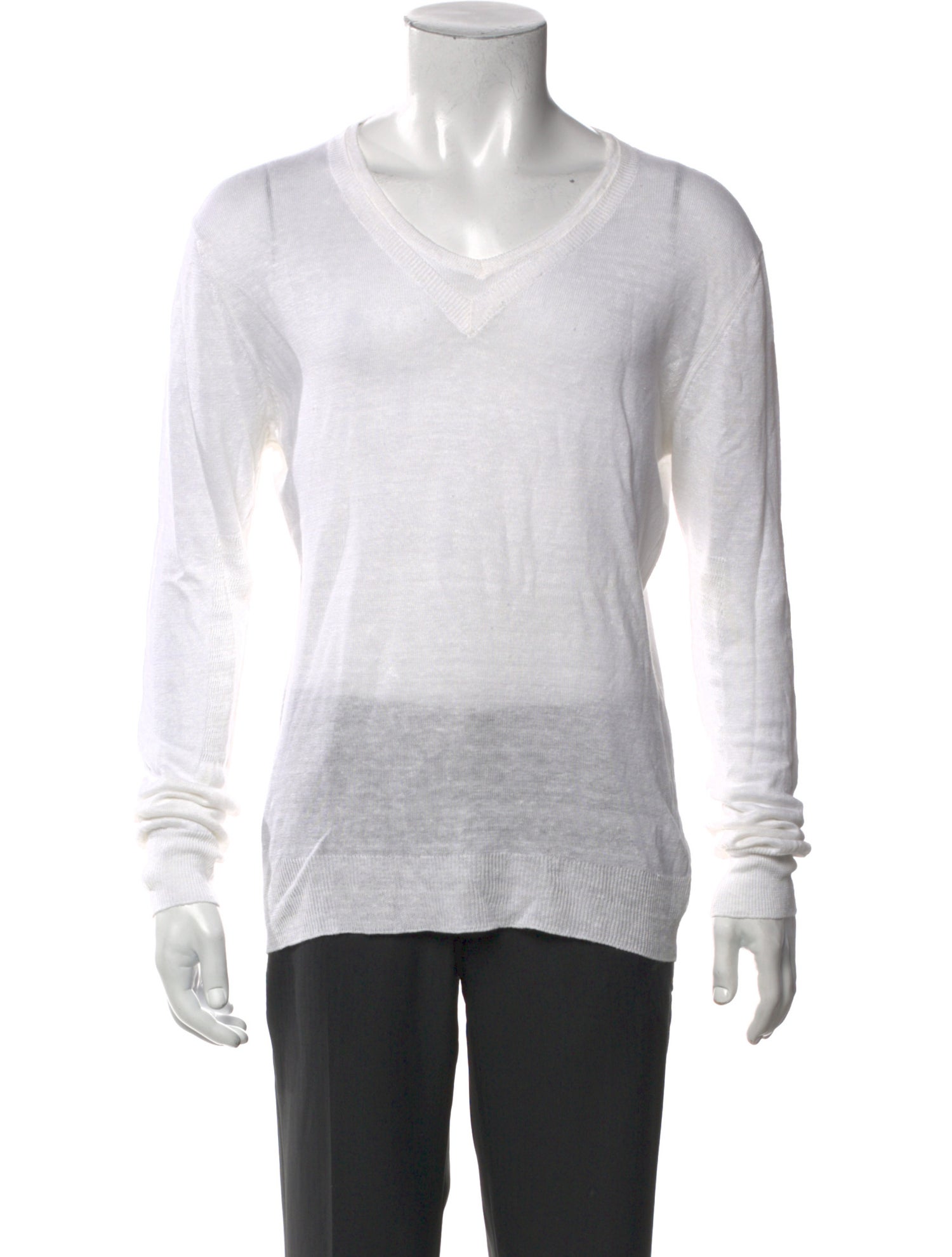 100% Capri Linen V-Neck Henley