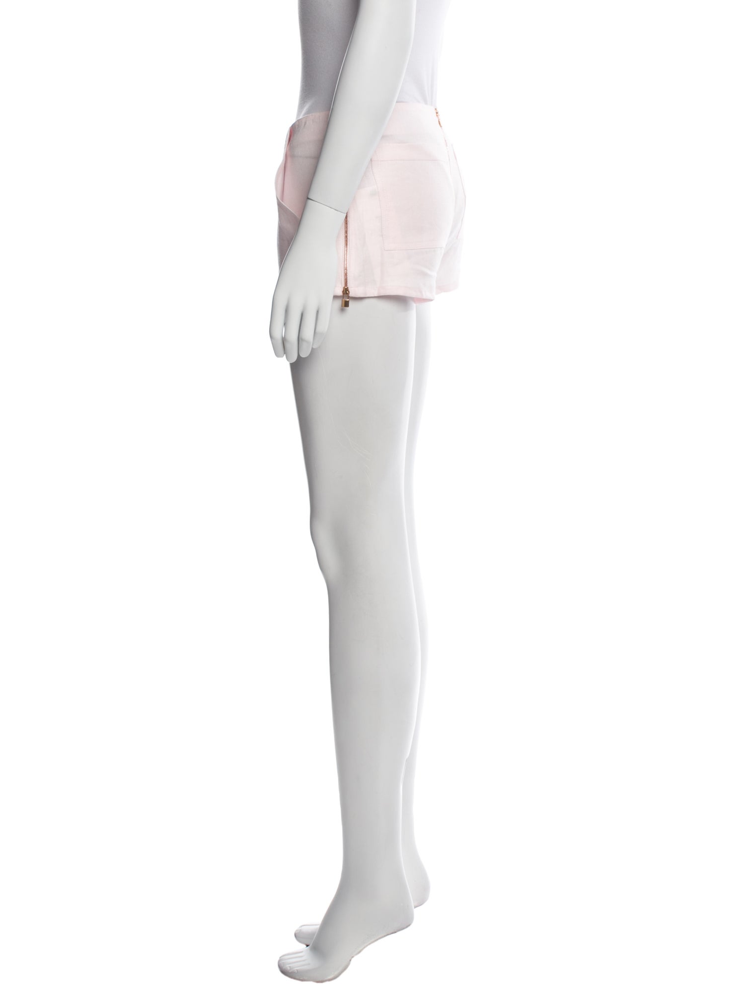 100% Capri Linen Mini Shorts