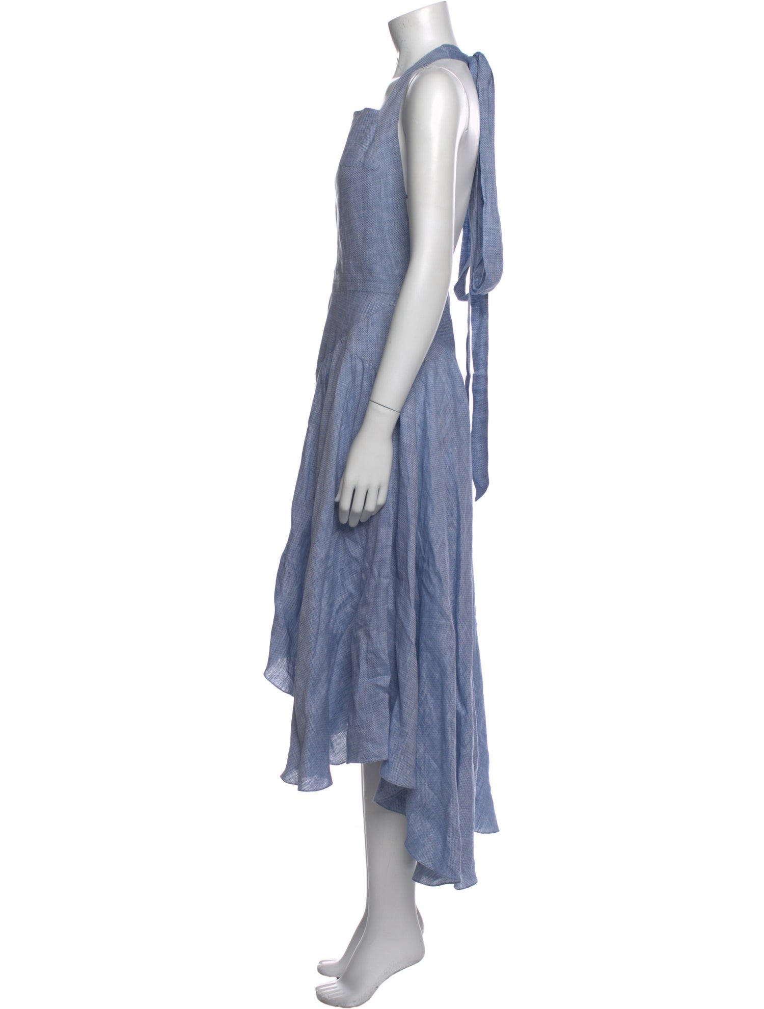 100% Capri Linen Long Dress