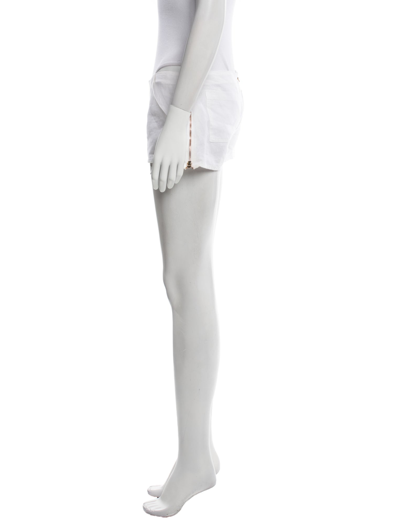 100% Capri Linen Mini Shorts