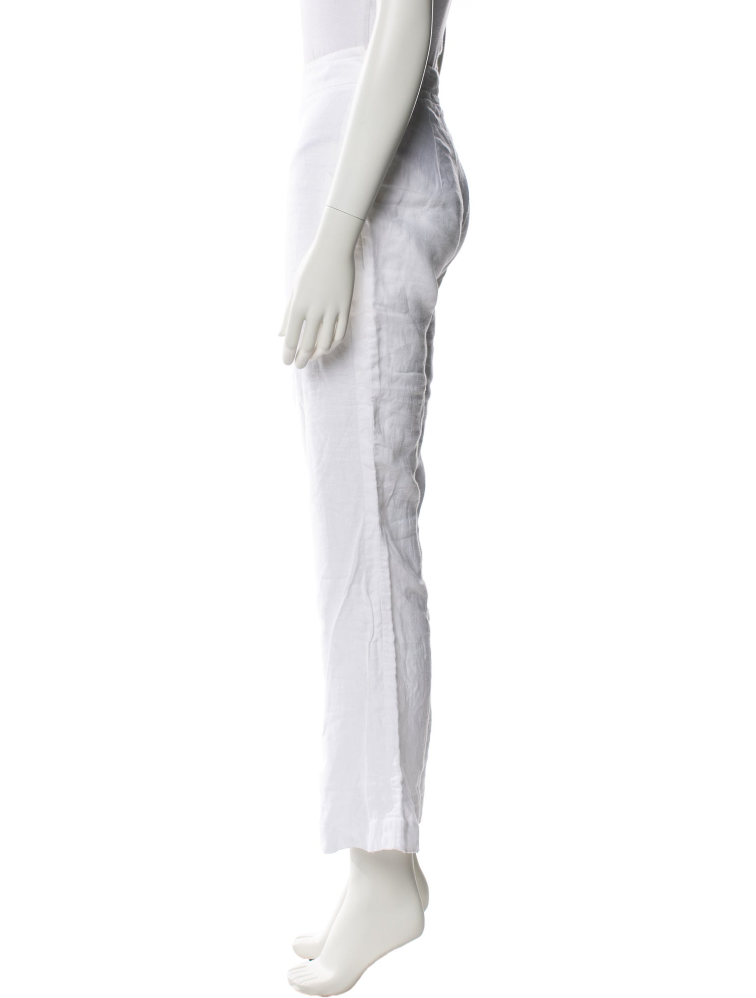 100% Capri Linen Wide Leg Pants