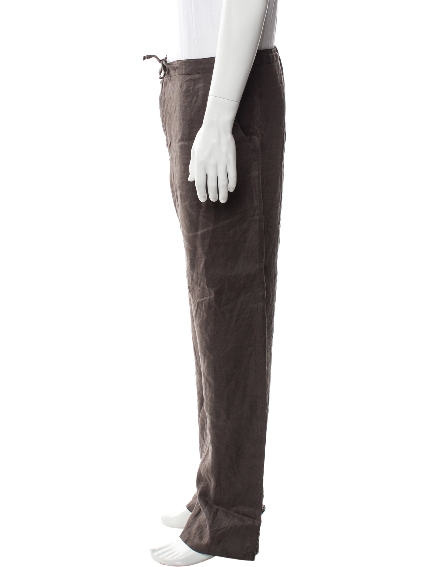 100% Capri Linen Pants