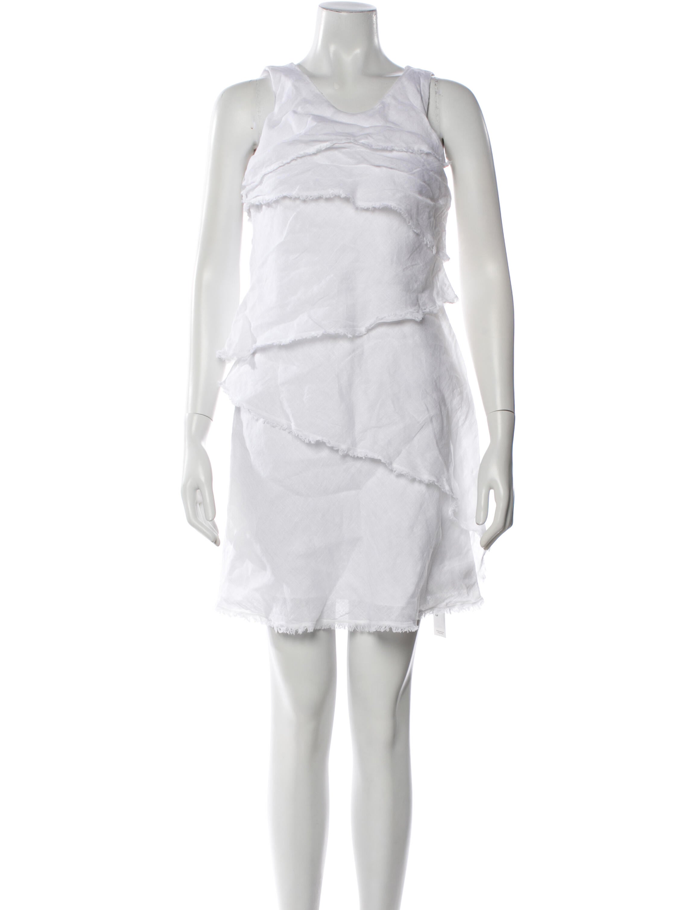 100% Capri Linen Mini Dress