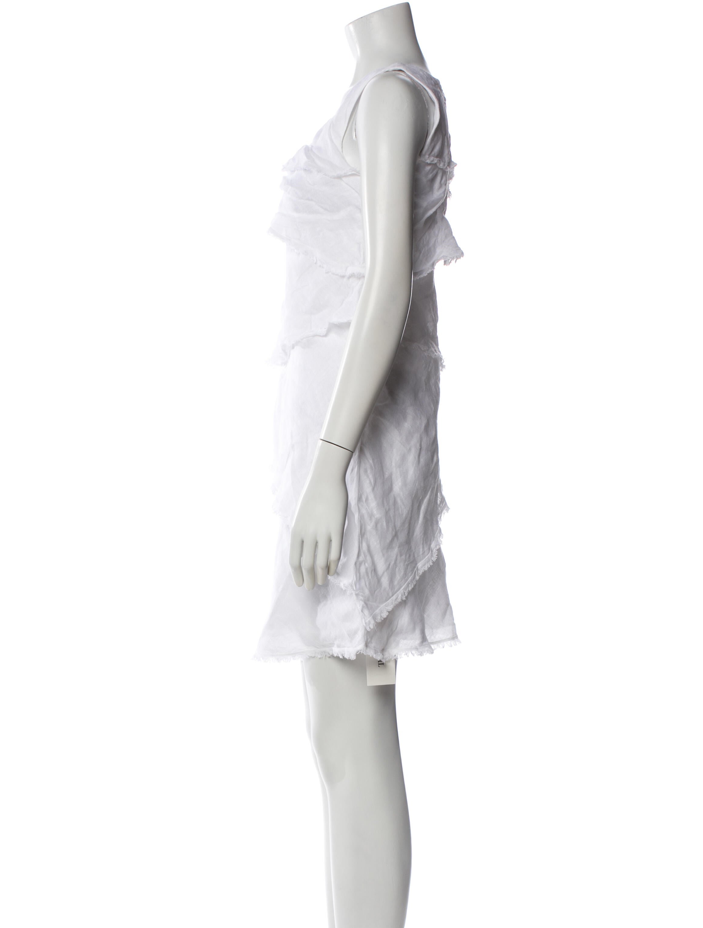 100% Capri Linen Mini Dress