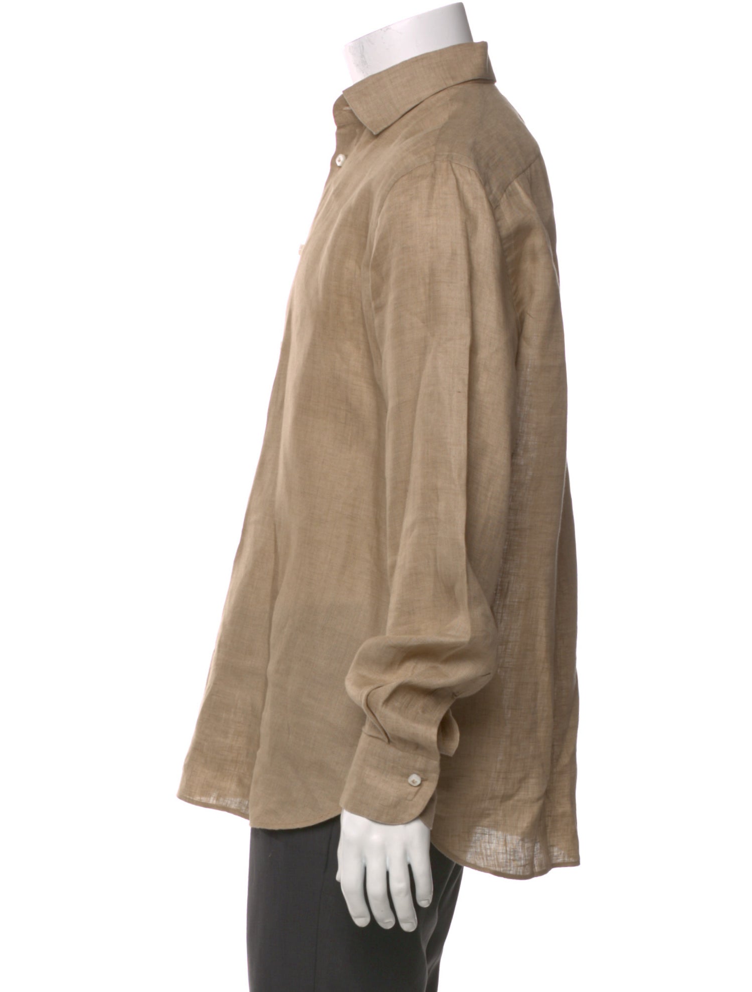 100% Capri Linen Long Sleeve Shirt w/ Tags