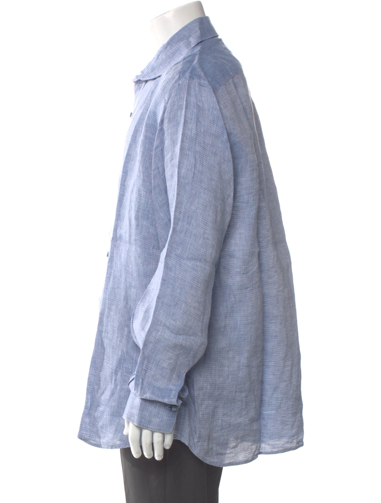 100% Capri Linen Striped Shirt