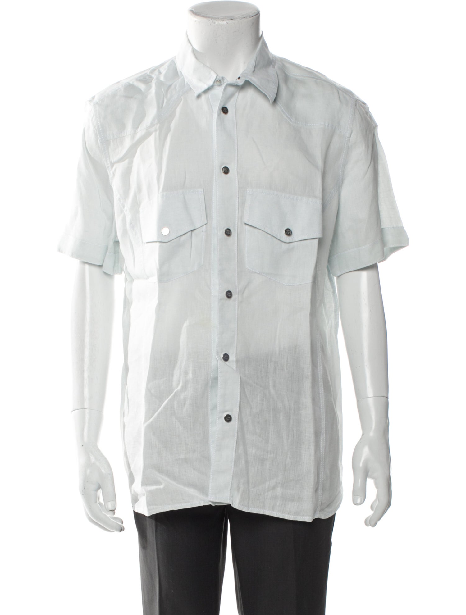 100% Capri Linen Short Sleeve Shirt
