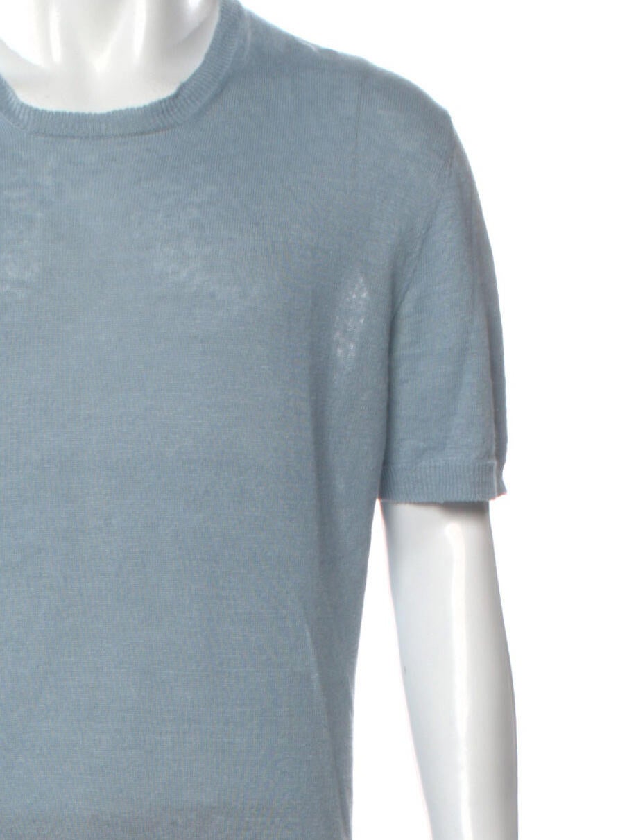 100% Capri Linen Crew Neck Pullover