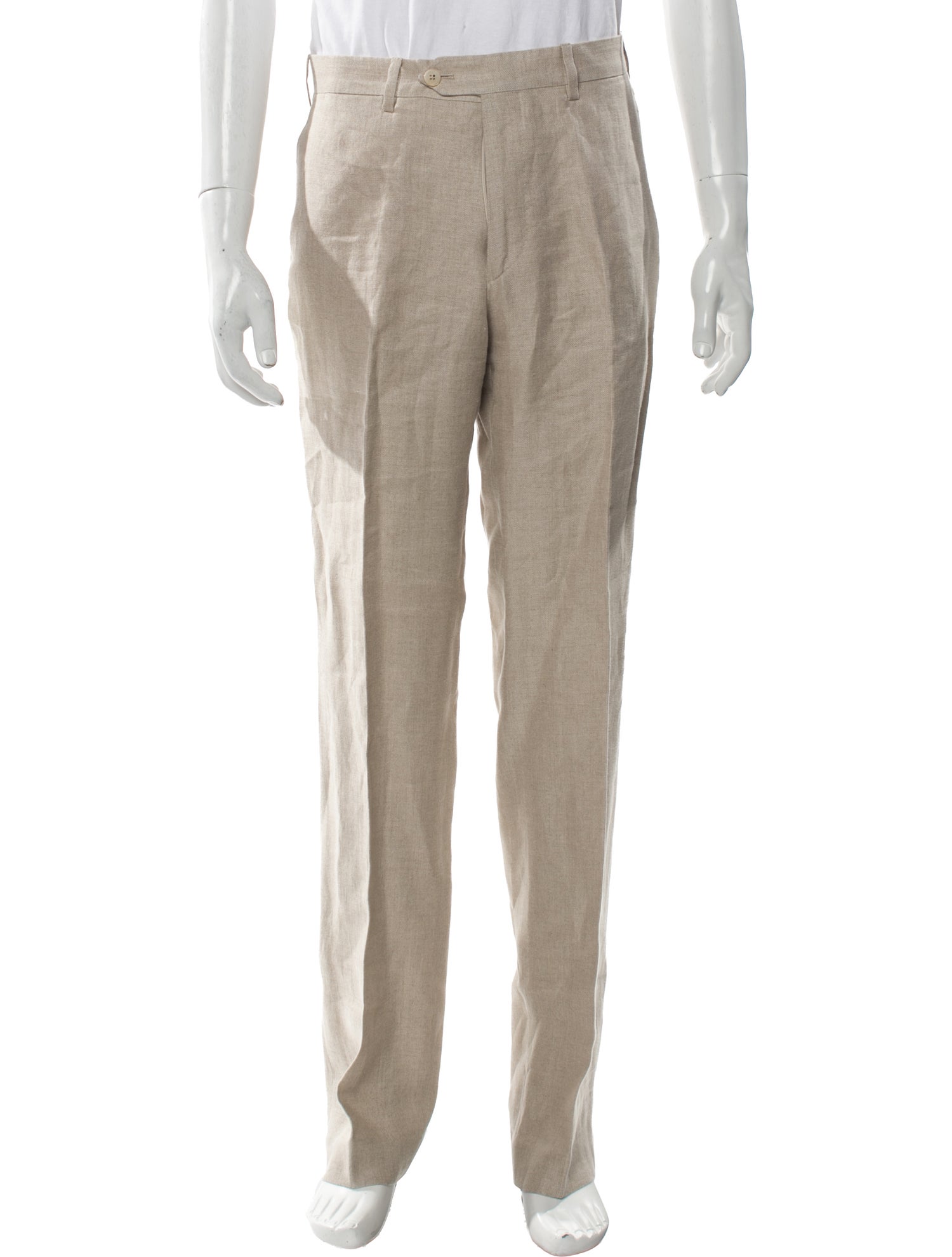 100% Capri Linen Dress Pants