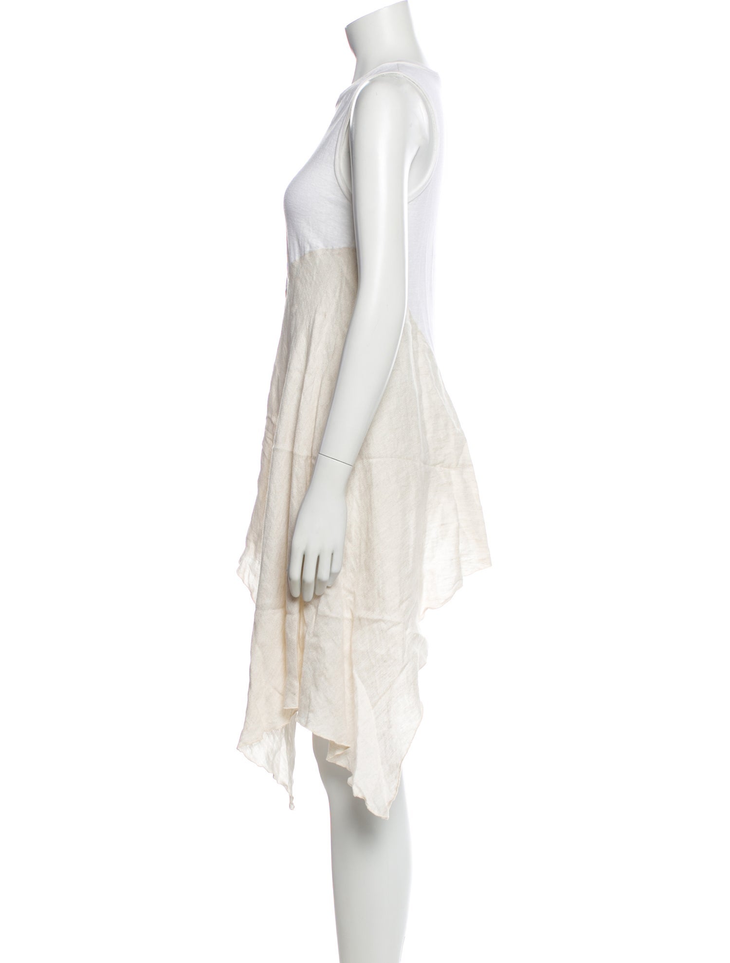 100% Capri Linen Midi Length Dress