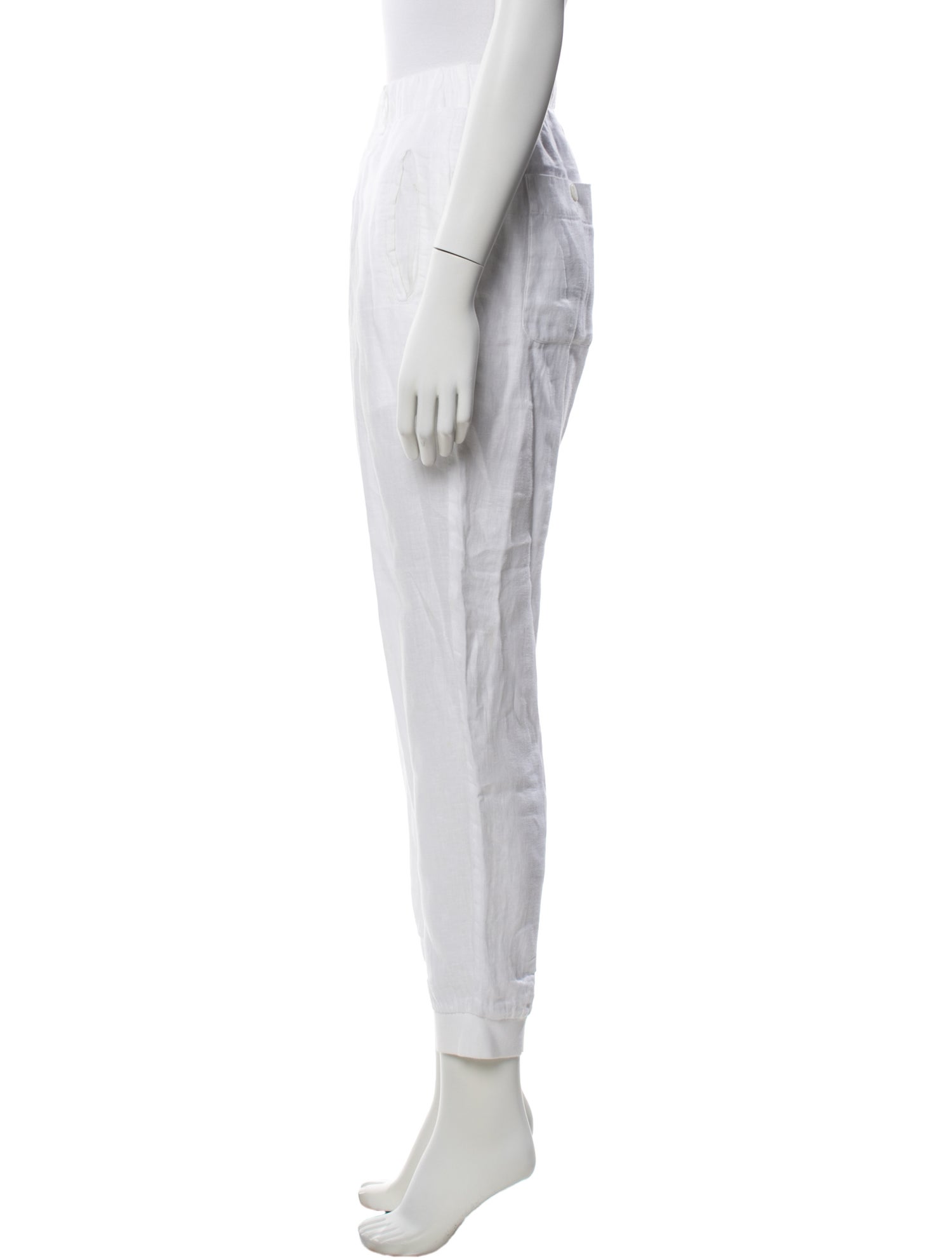 100% Capri Silk Skinny Leg Pants