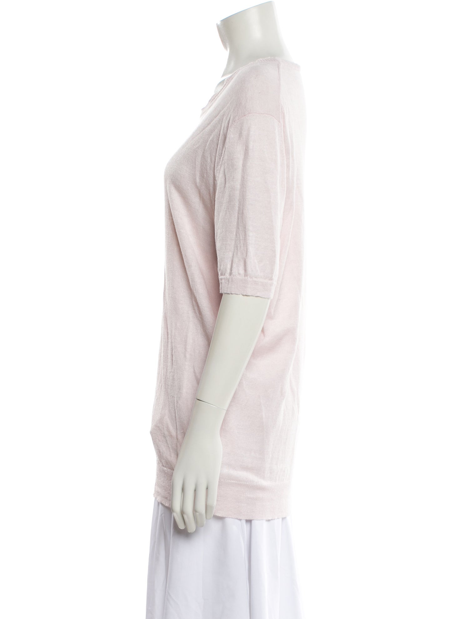100% Capri Linen Scoop Neck Sweater