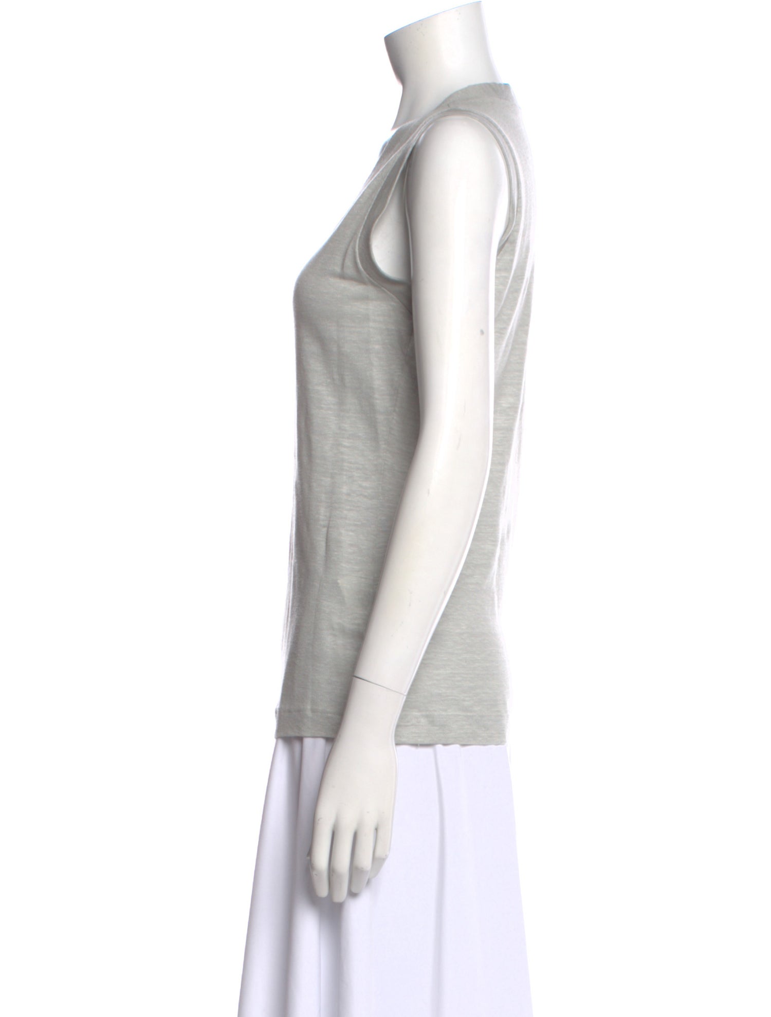 100% Capri Linen V-Neck Top