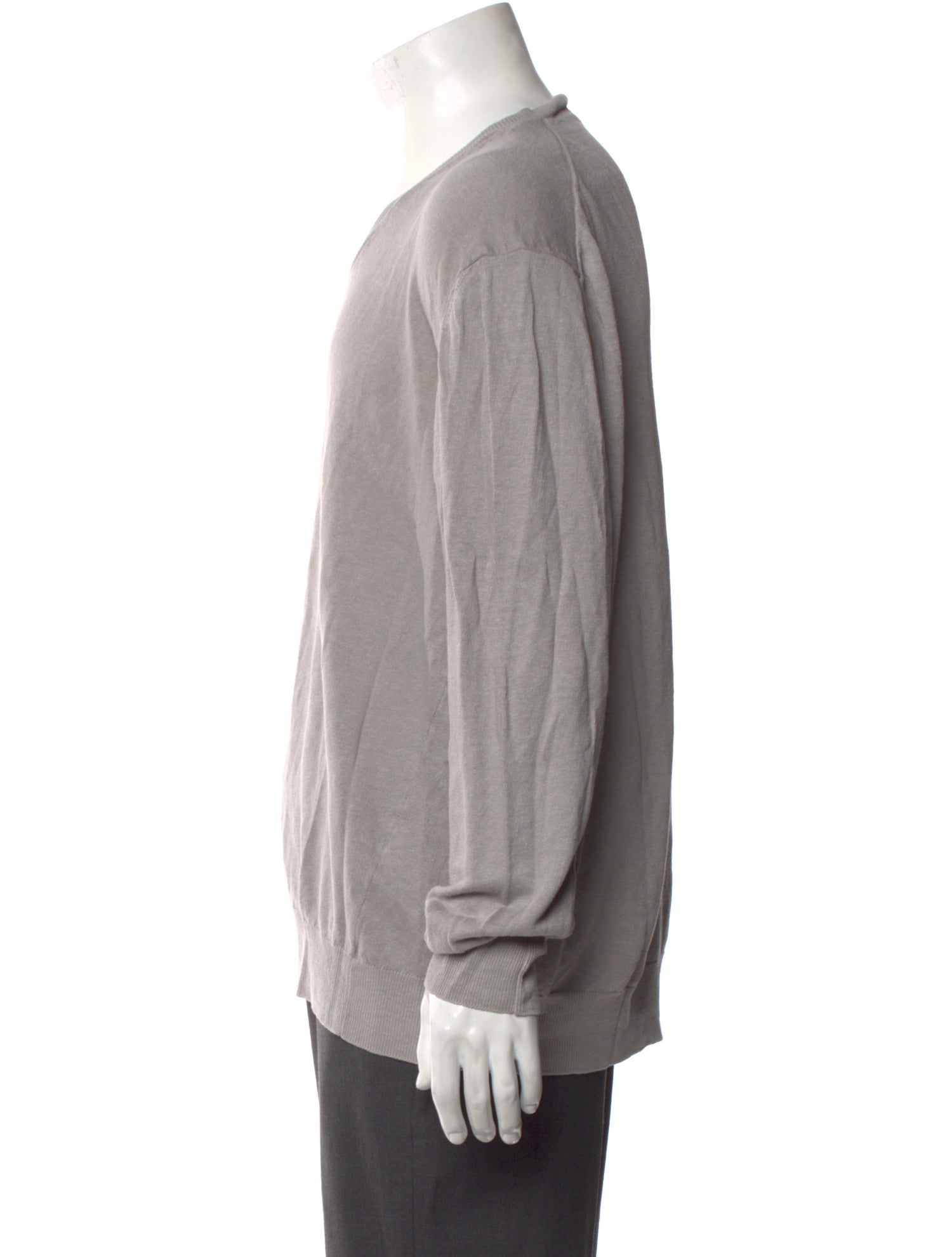 100% Capri Linen V-Neck Pullover