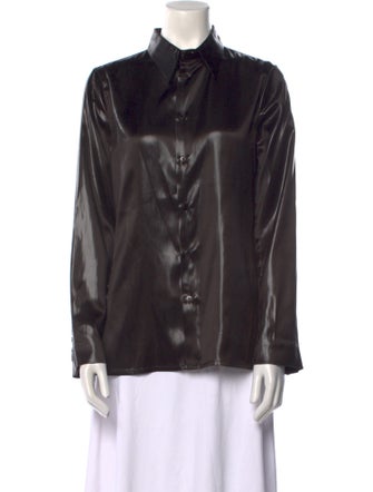 SAPIO Long Sleeve Button-Up Top