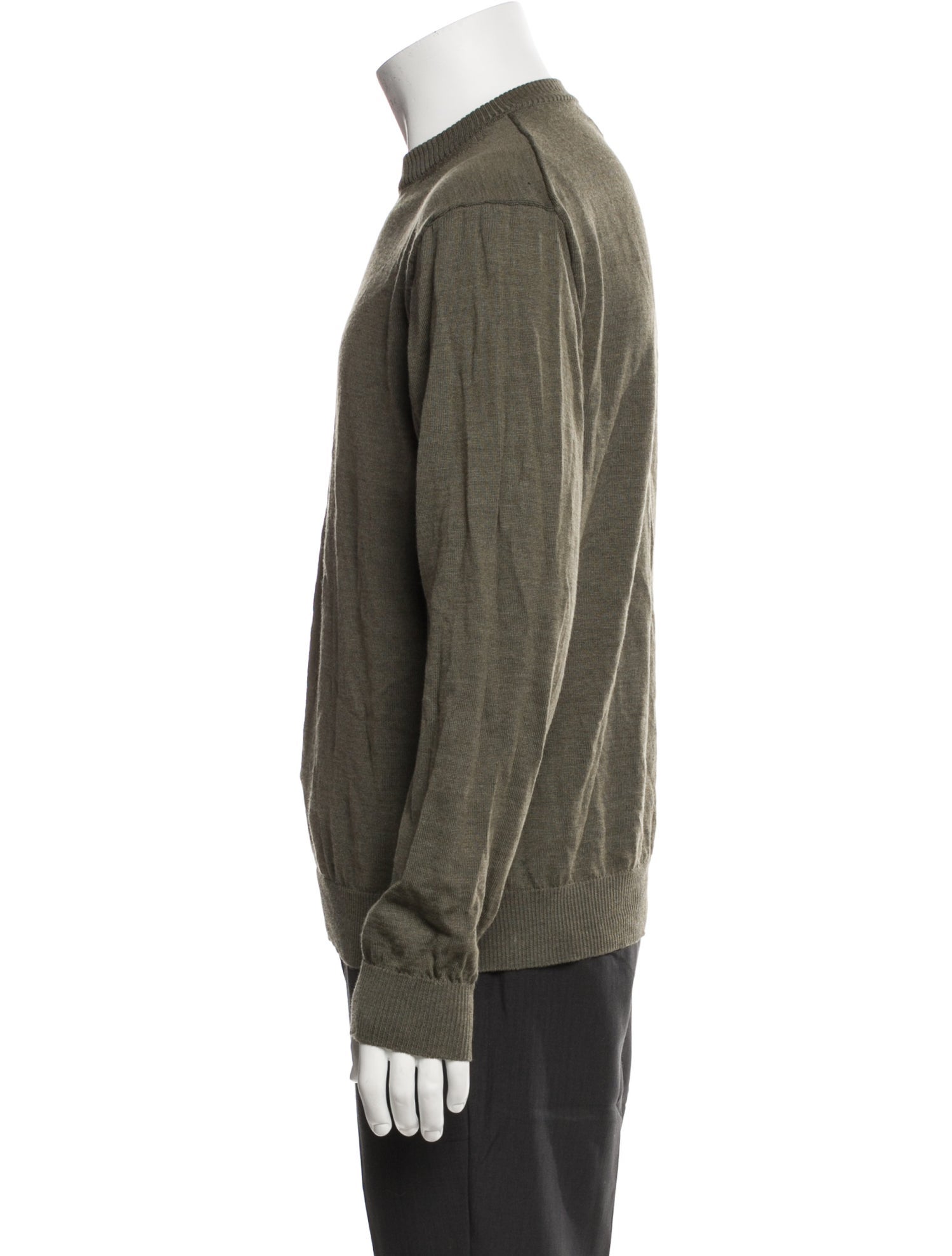 ANOTHER ASPECT Merino Wool Crew Neck Pullover