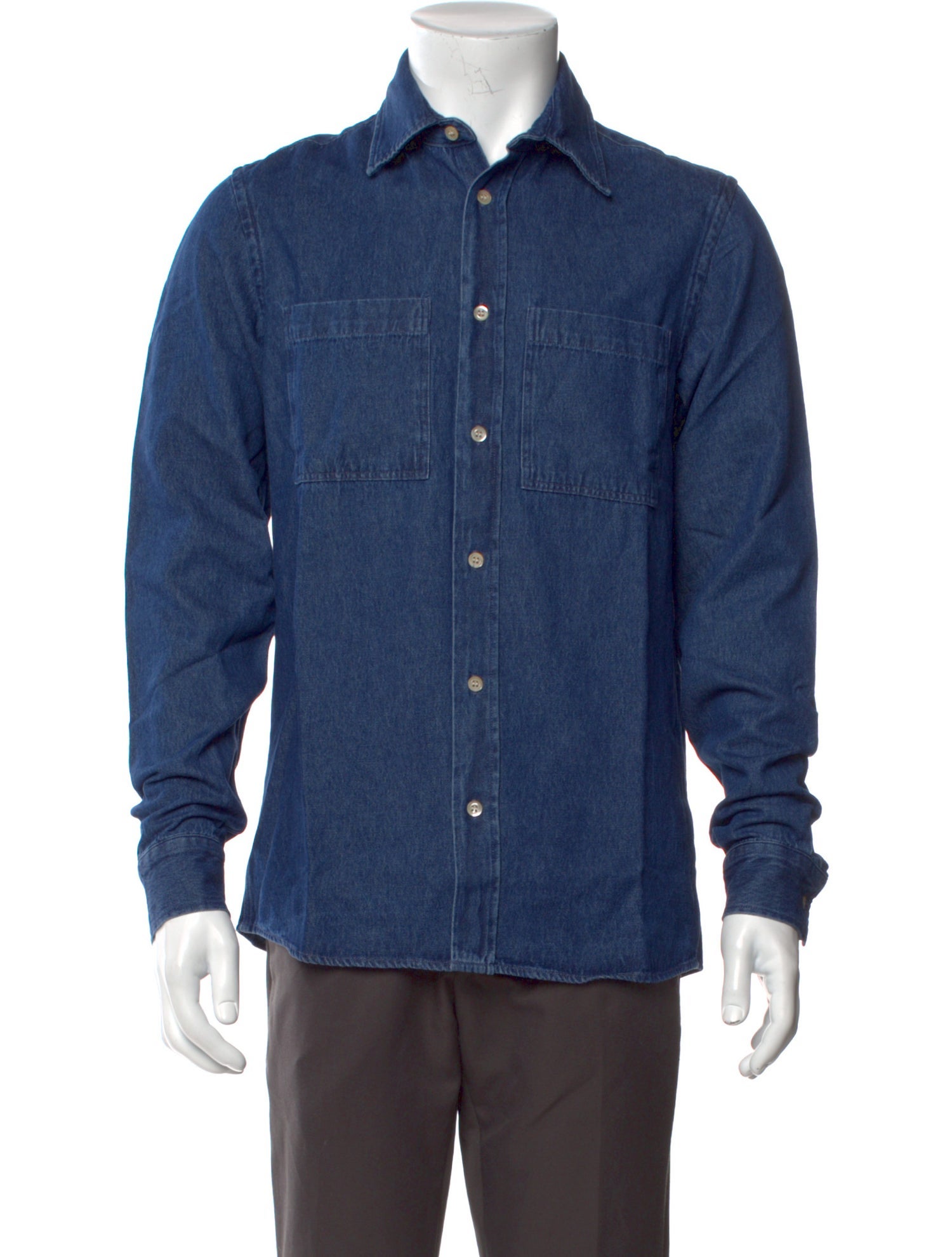 ANOTHER ASPECT Long Sleeve Denim Shirt w/ Tags