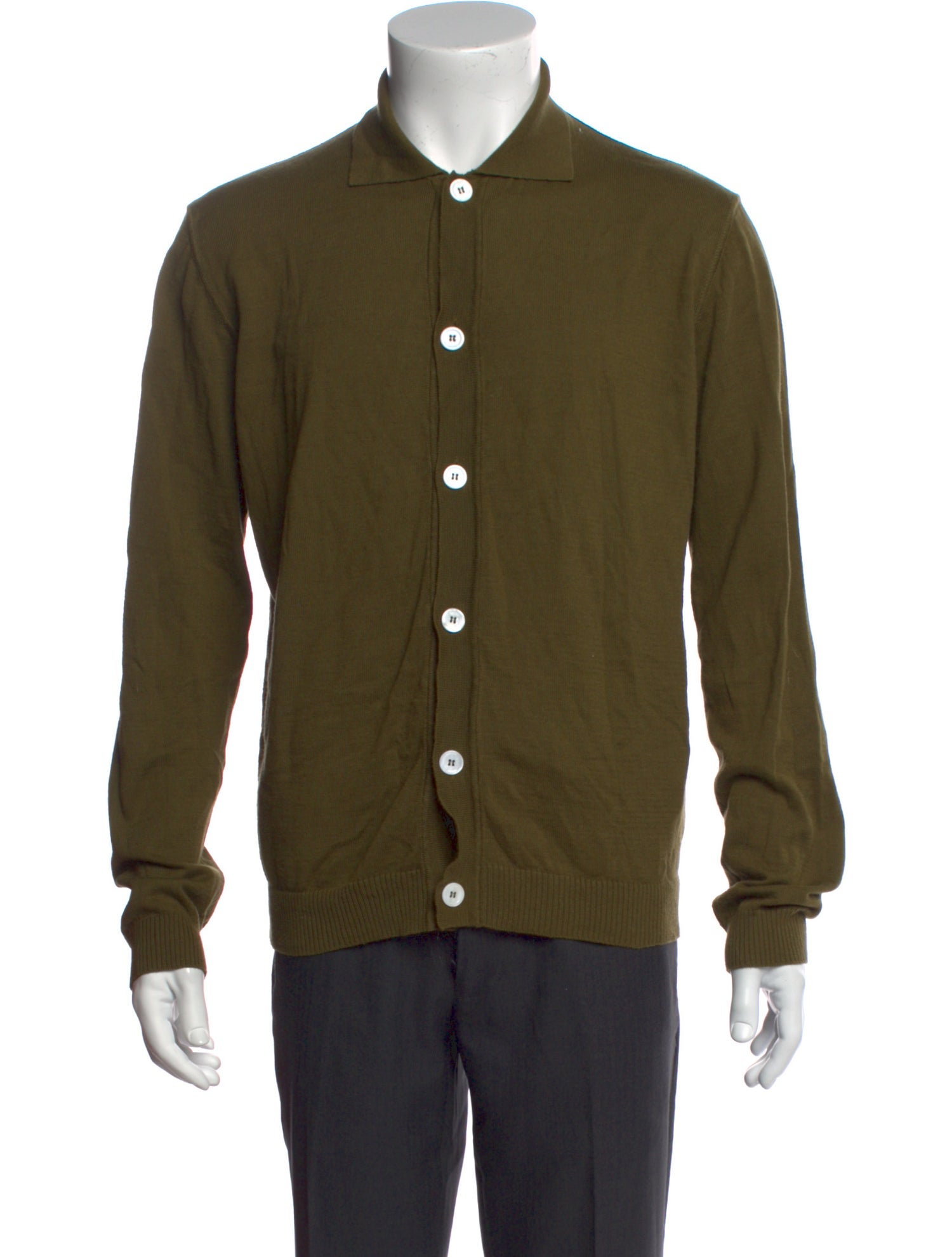 ANOTHER ASPECT Mock Neck Long Sleeve Cardigan