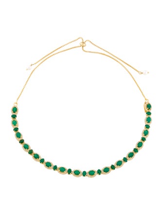 Opuline Dyed Chalcedony Choker