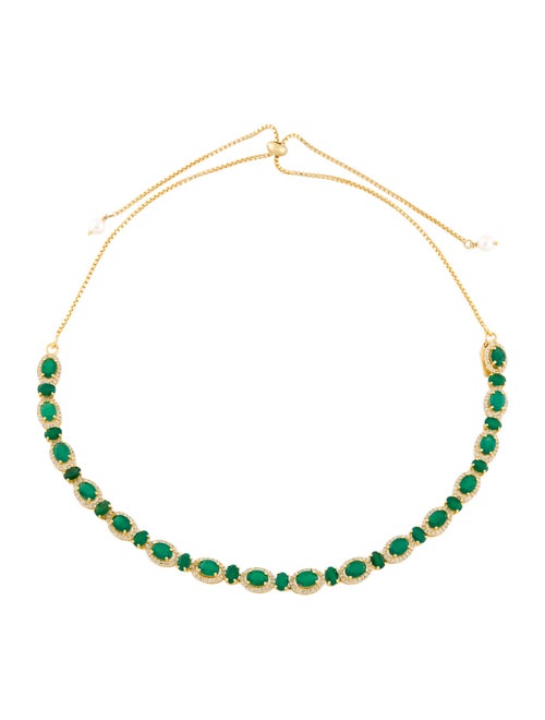 Opuline Dyed Chalcedony Choker