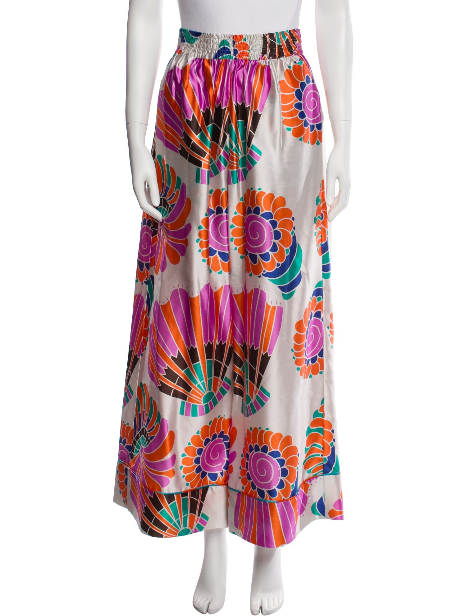 Rianna + Nina Silk Wide Leg Pants