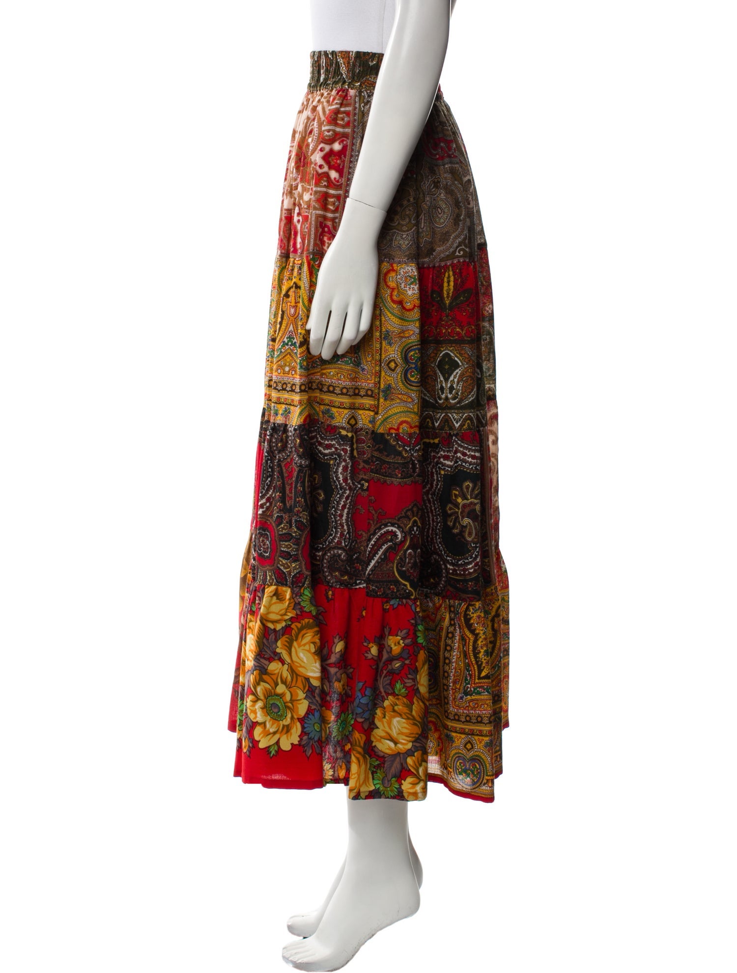 Rianna + Nina Wool Midi Length Skirt