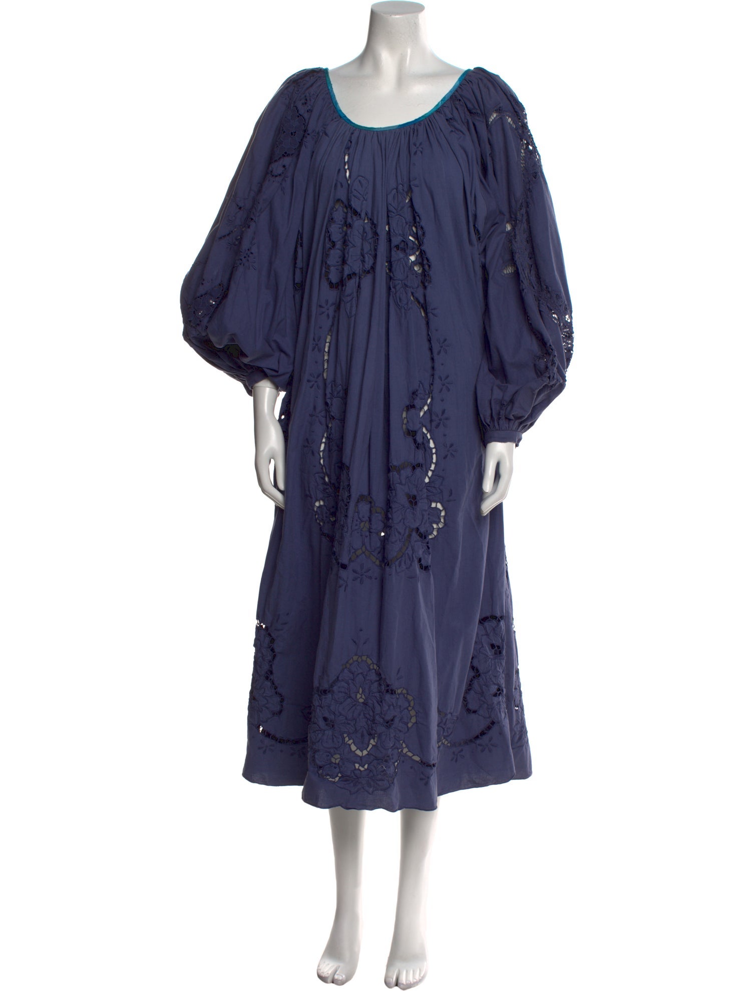 Rianna + Nina Scoop Neck Midi Length Dress