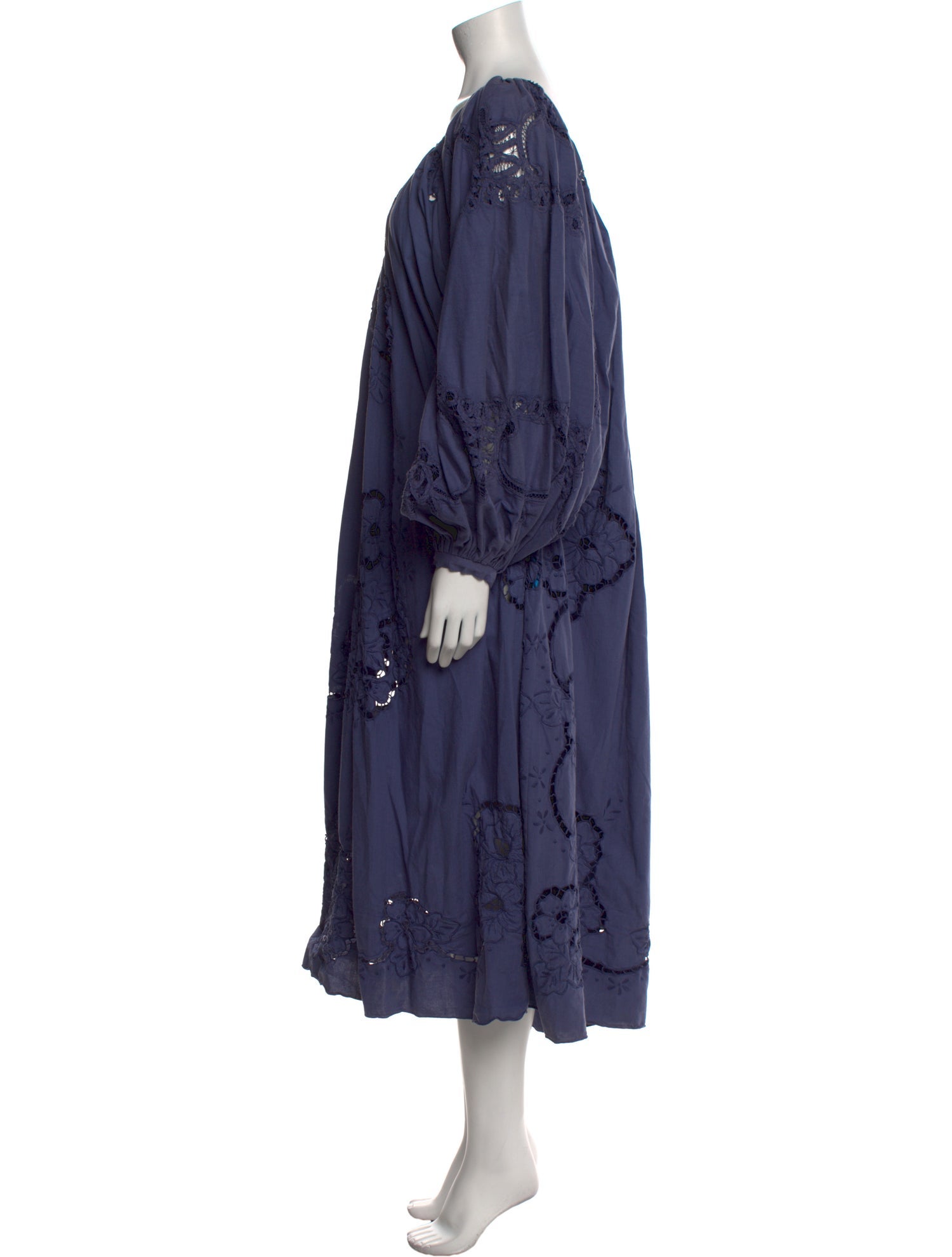 Rianna + Nina Scoop Neck Midi Length Dress