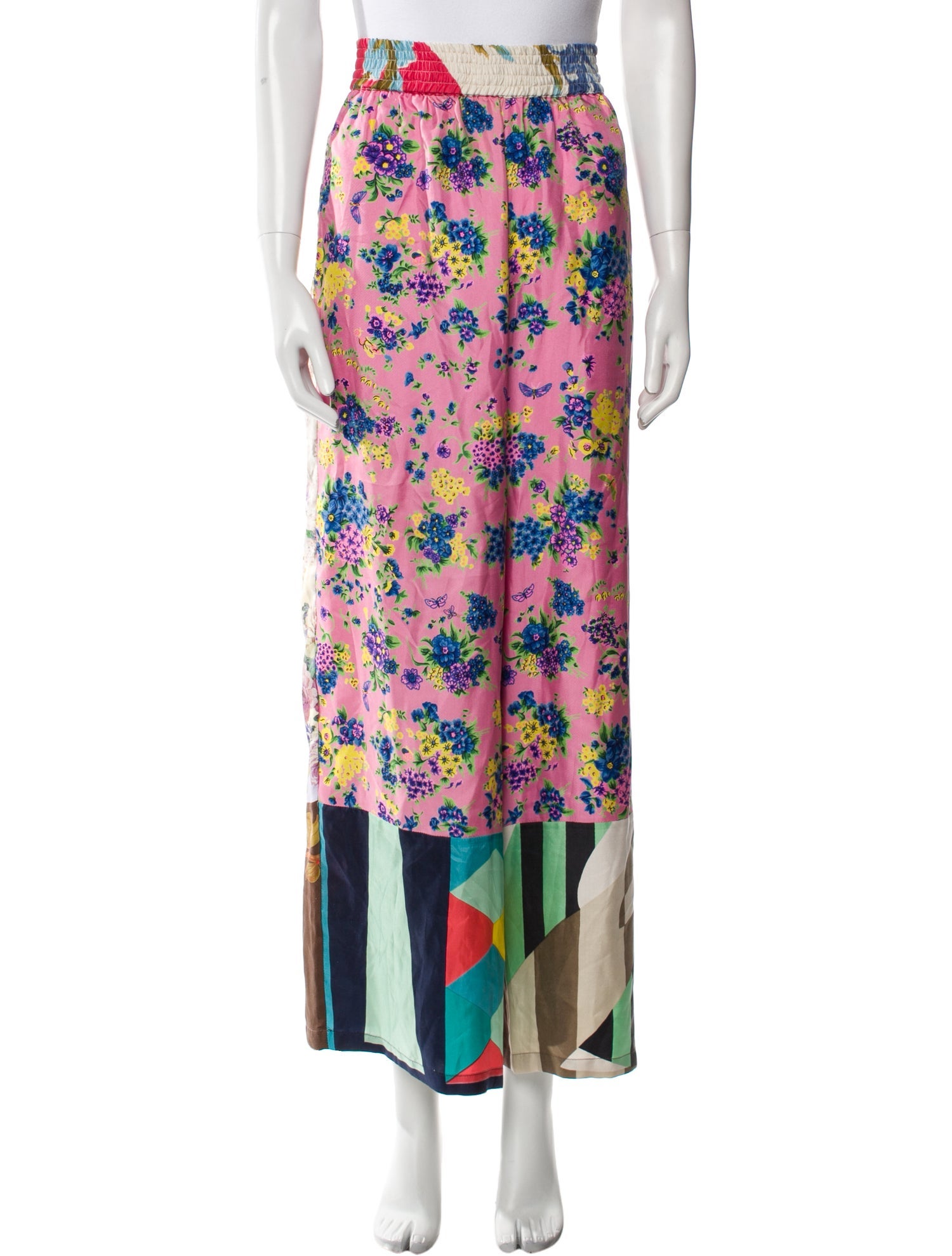 Rianna + Nina Floral Print Wide Leg Pants