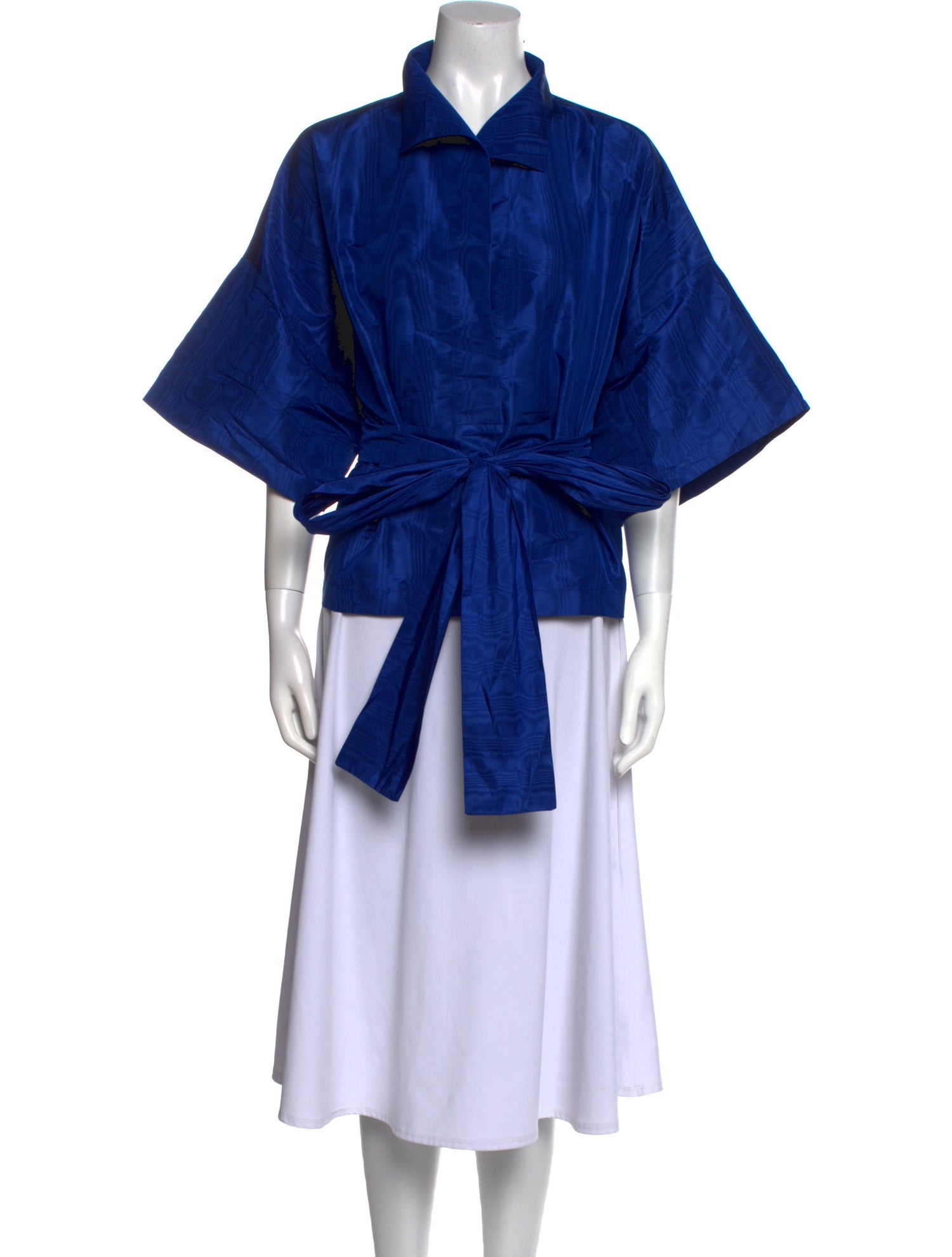 Rianna + Nina Silk Three-Quarter Sleeve Blouse