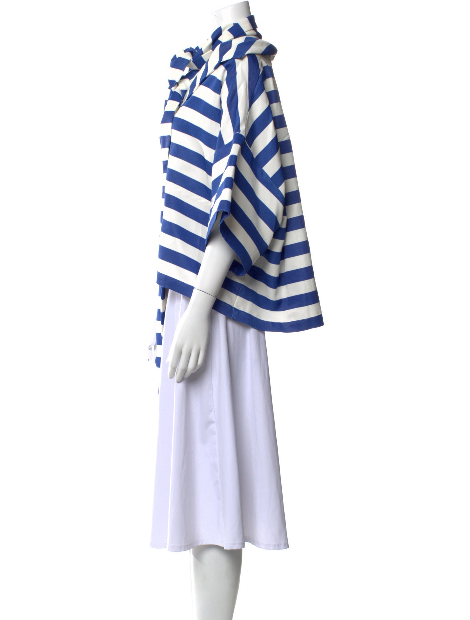 Rianna + Nina Striped Mock Neck Tunic