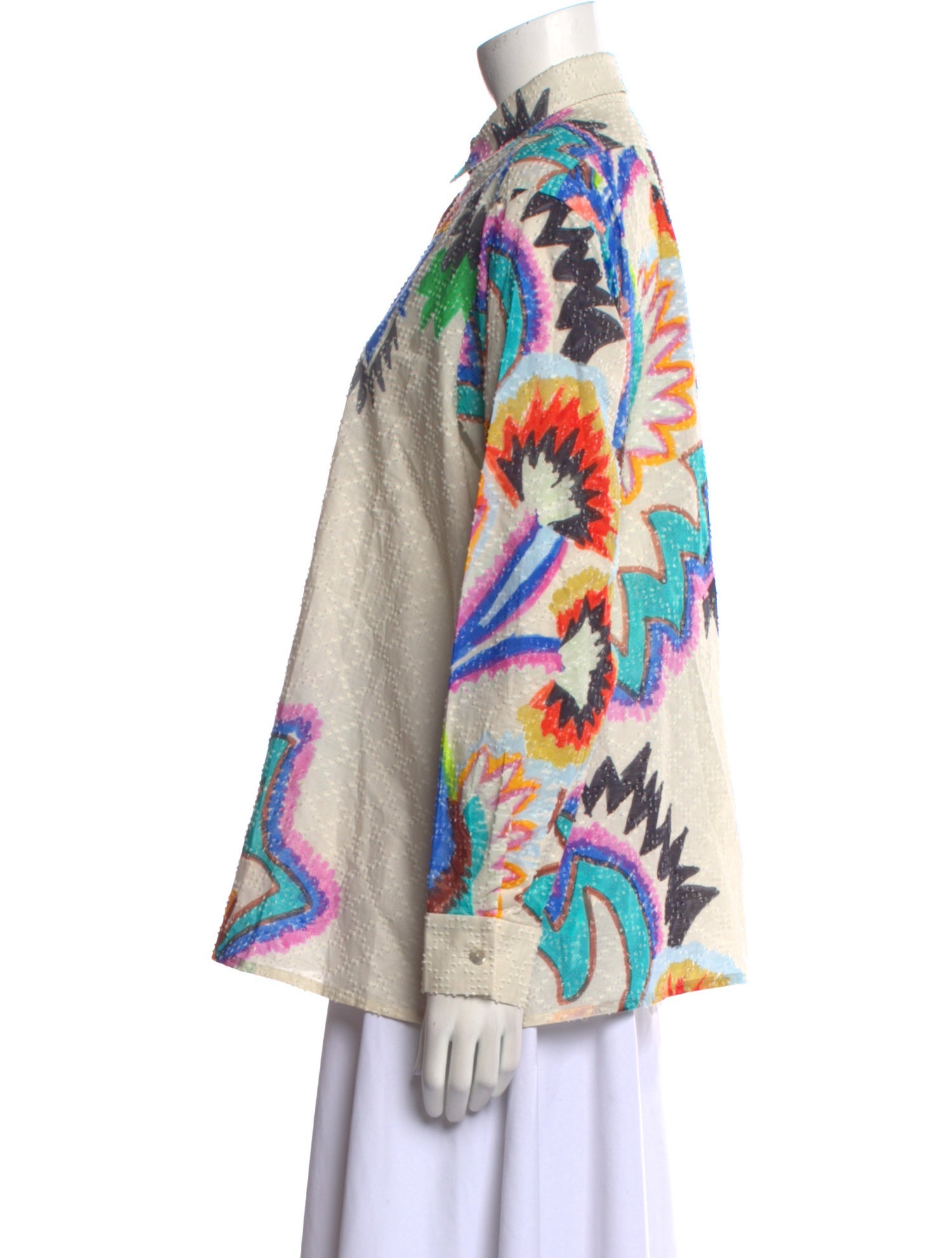 Rianna + Nina Printed Mock Neck Tunic