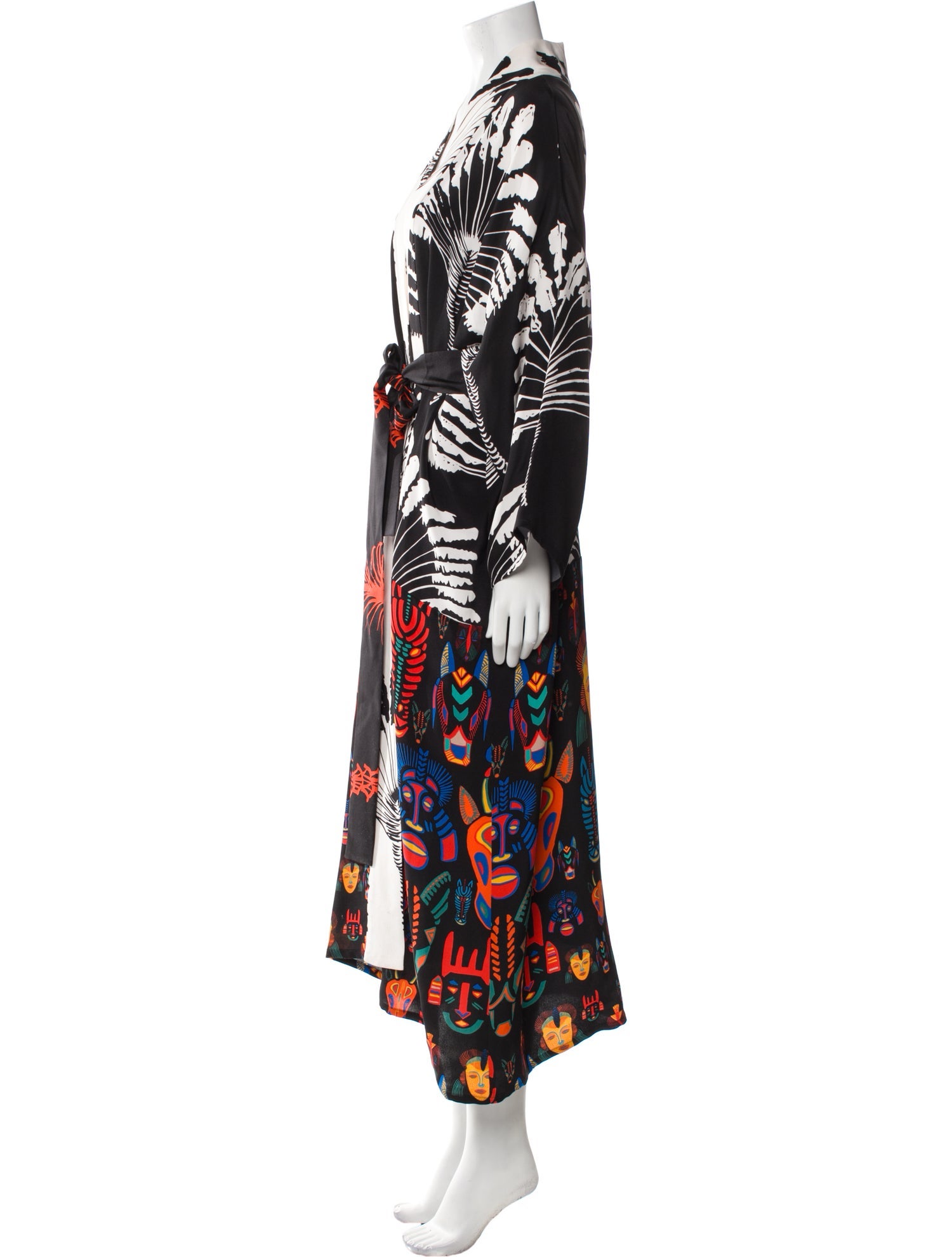 Rianna + Nina Silk Printed Coat