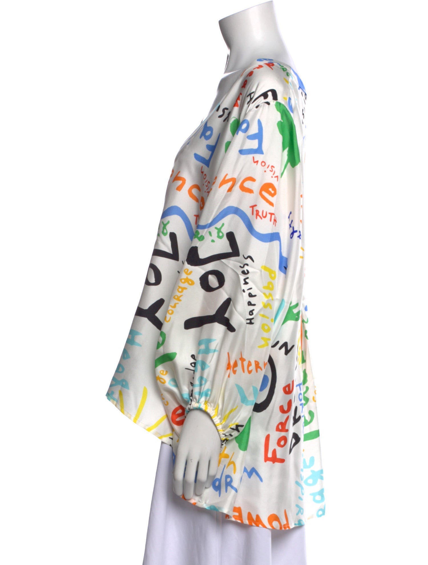 Rianna + Nina Silk Printed Blouse