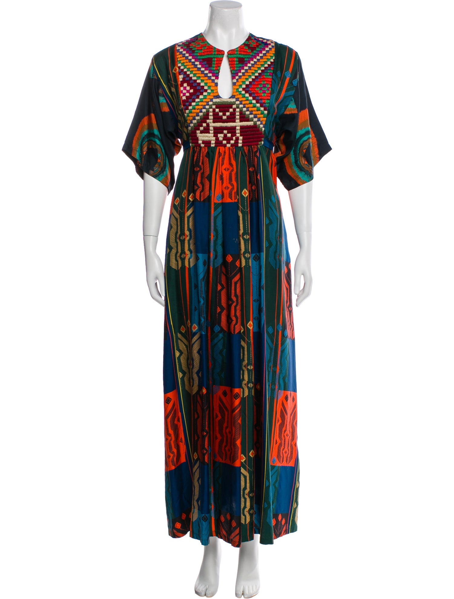 Rianna + Nina Printed Midi Length Dress