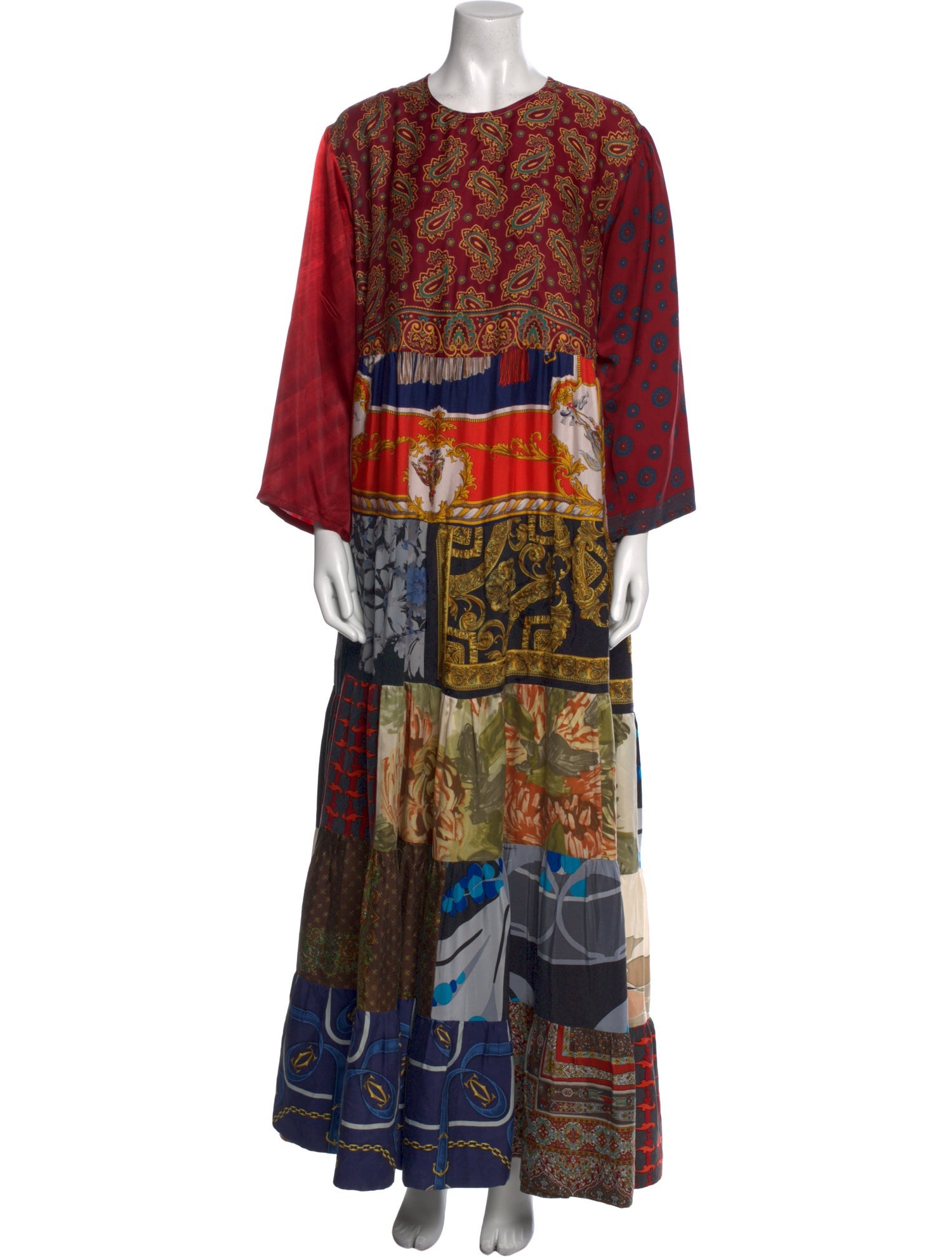 Rianna + Nina Silk Long Dress