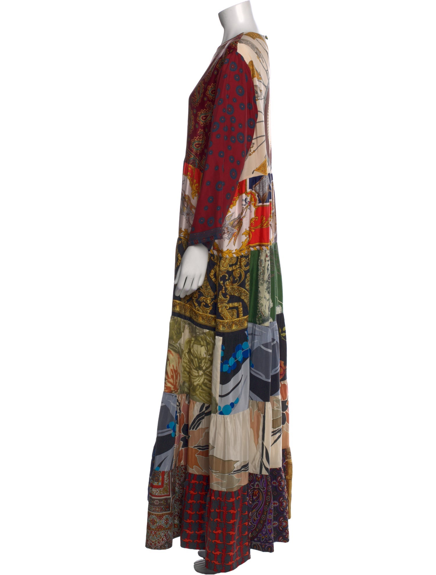 Rianna + Nina Silk Long Dress