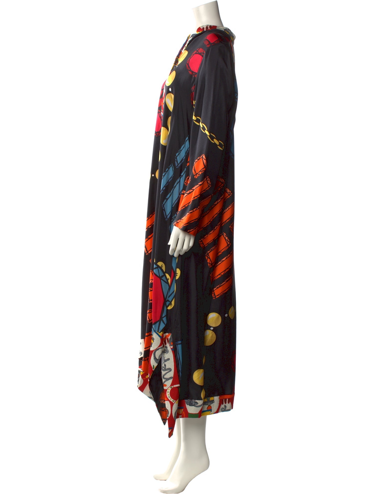 Rianna + Nina Silk Long Dress