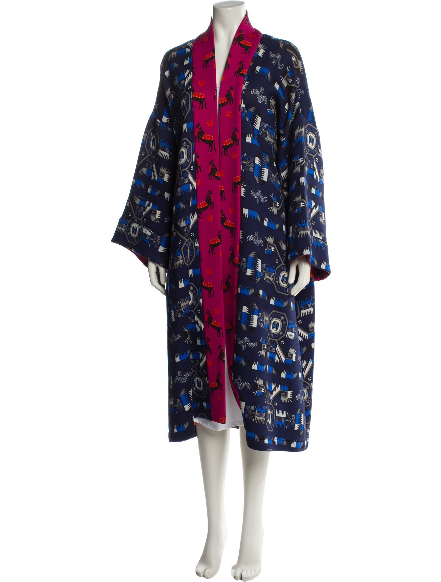 Rianna + Nina Floral Print Coat