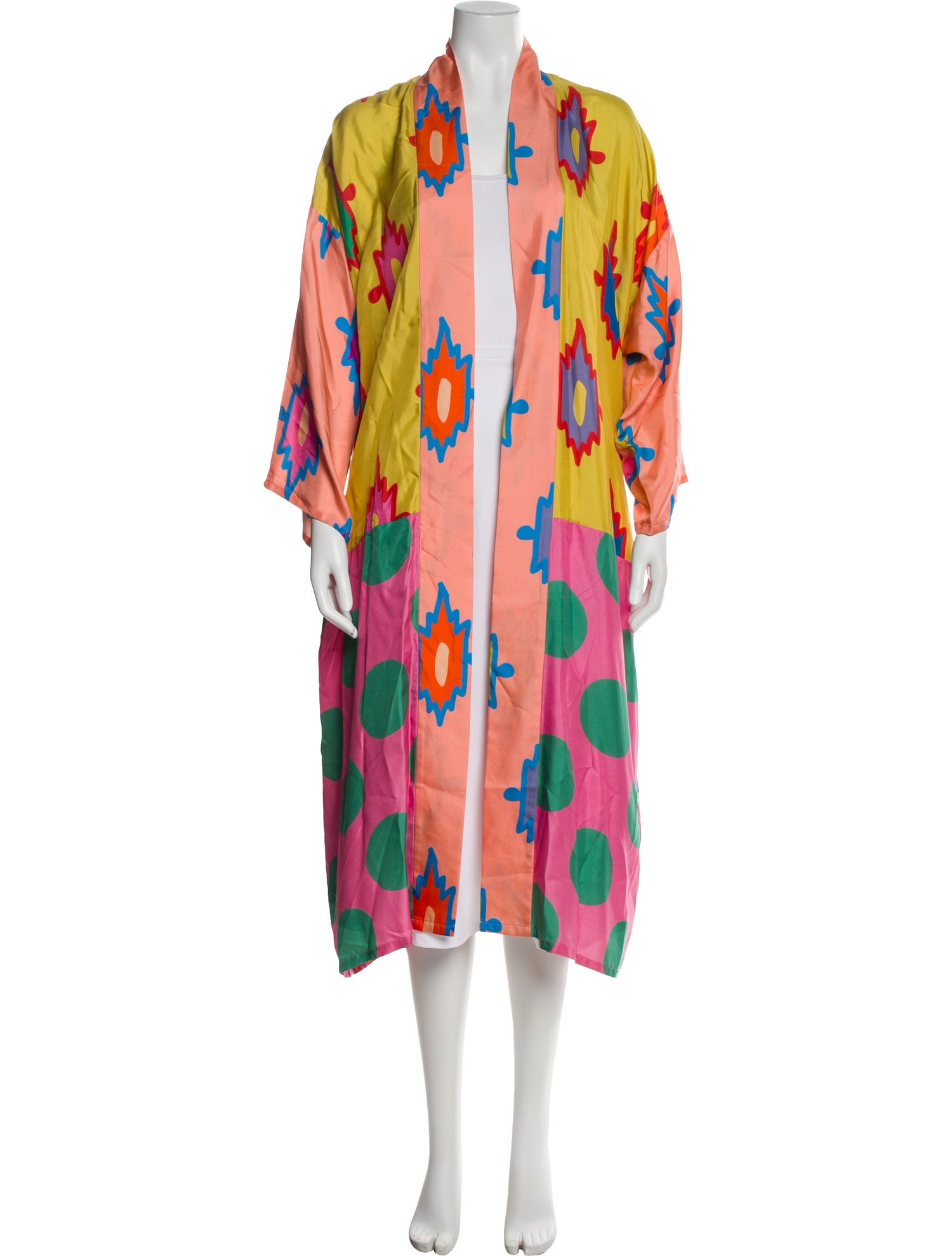 Rianna + Nina Silk Printed Robe