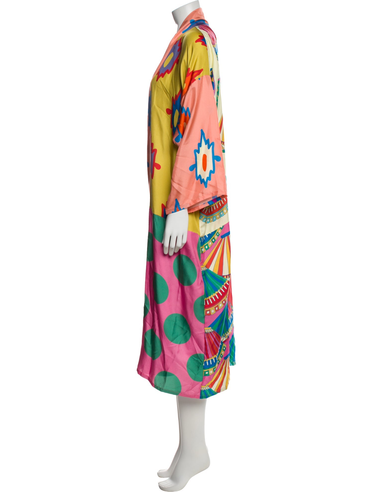 Rianna + Nina Silk Printed Robe