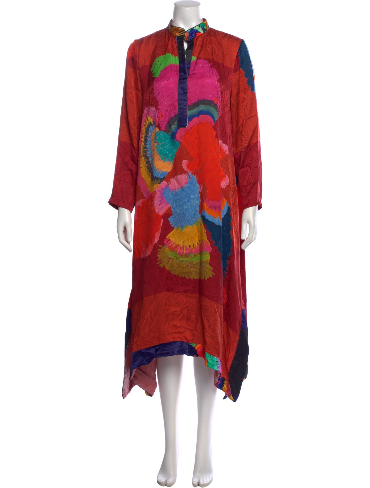 Rianna + Nina Silk Long Dress