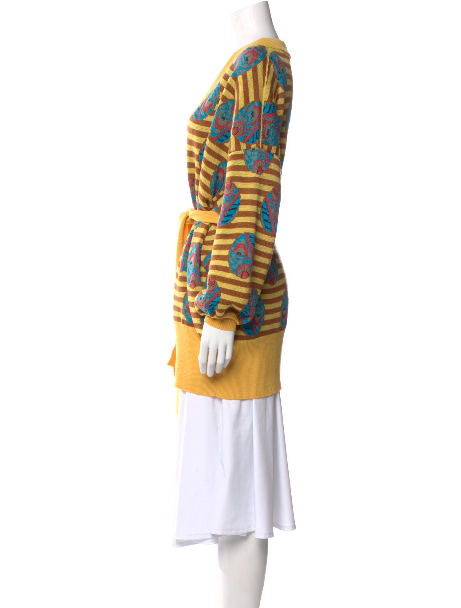 Rianna + Nina Merino Wool Striped Sweater