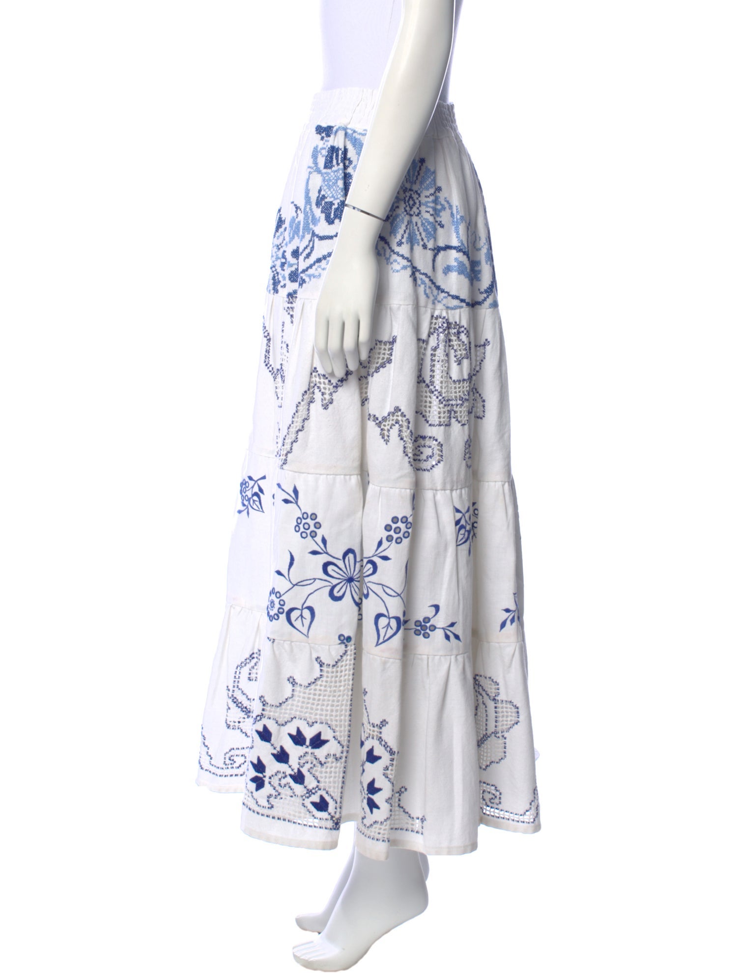 Rianna + Nina Printed Midi Length Skirt